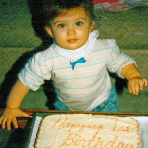 Ashley's remake of her first birthday!