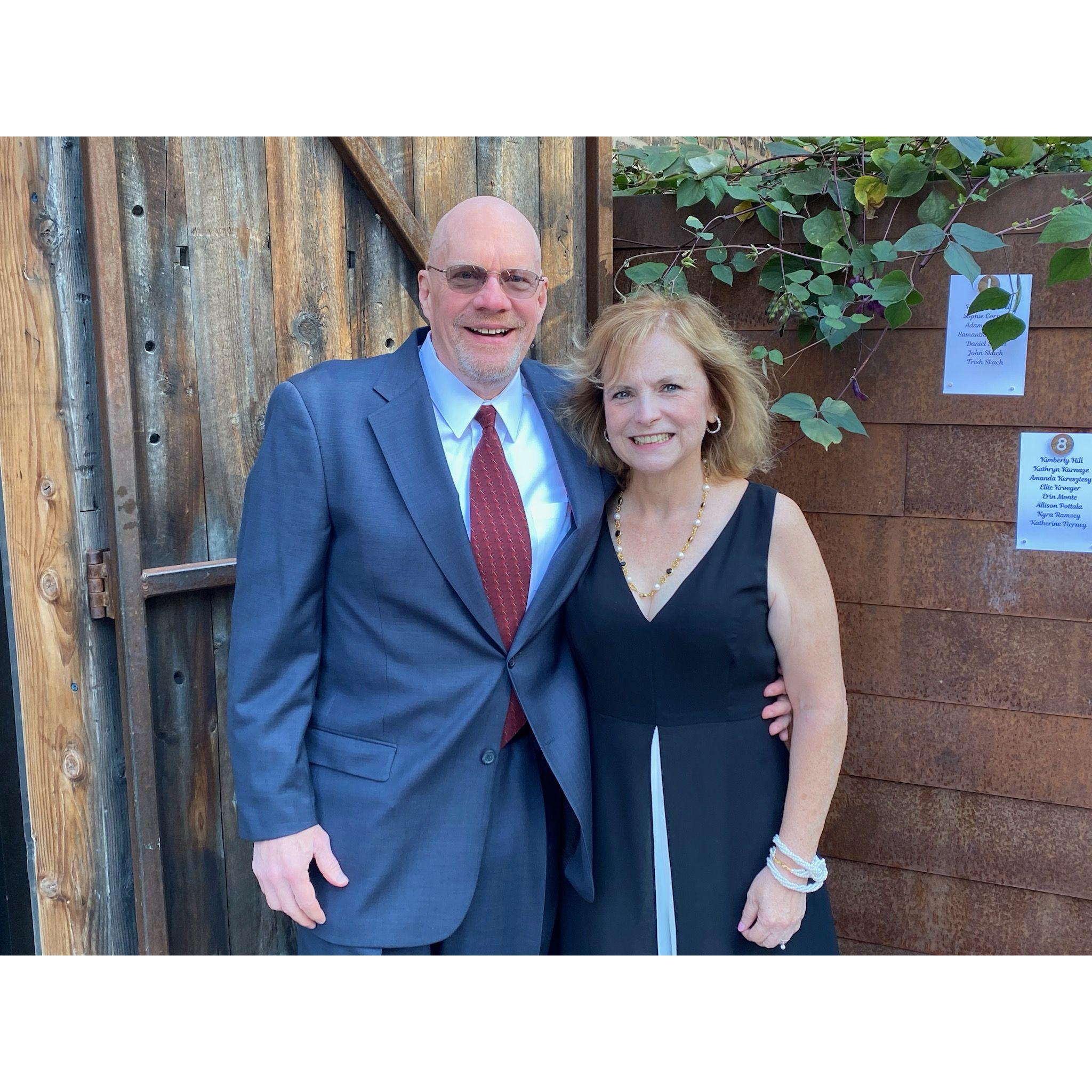 At Mary Ellen's niece's wedding.