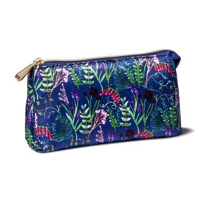 Sonia Kashuk™ Zip Purse Impressionist Ditsy Floral Blue