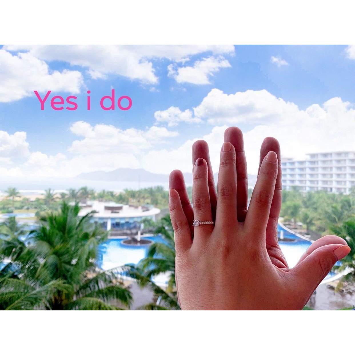 Vincent asked Ngoc to marry him at Quy Nhon.  Ngoc said yes!  (;0)
