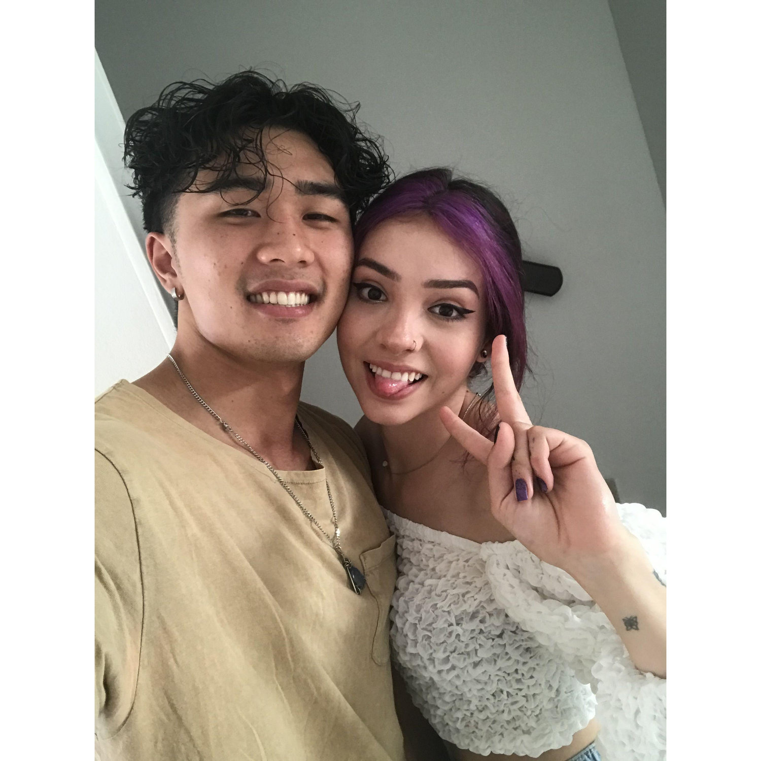 Nuestra primera foto juntos. 12-10-2020