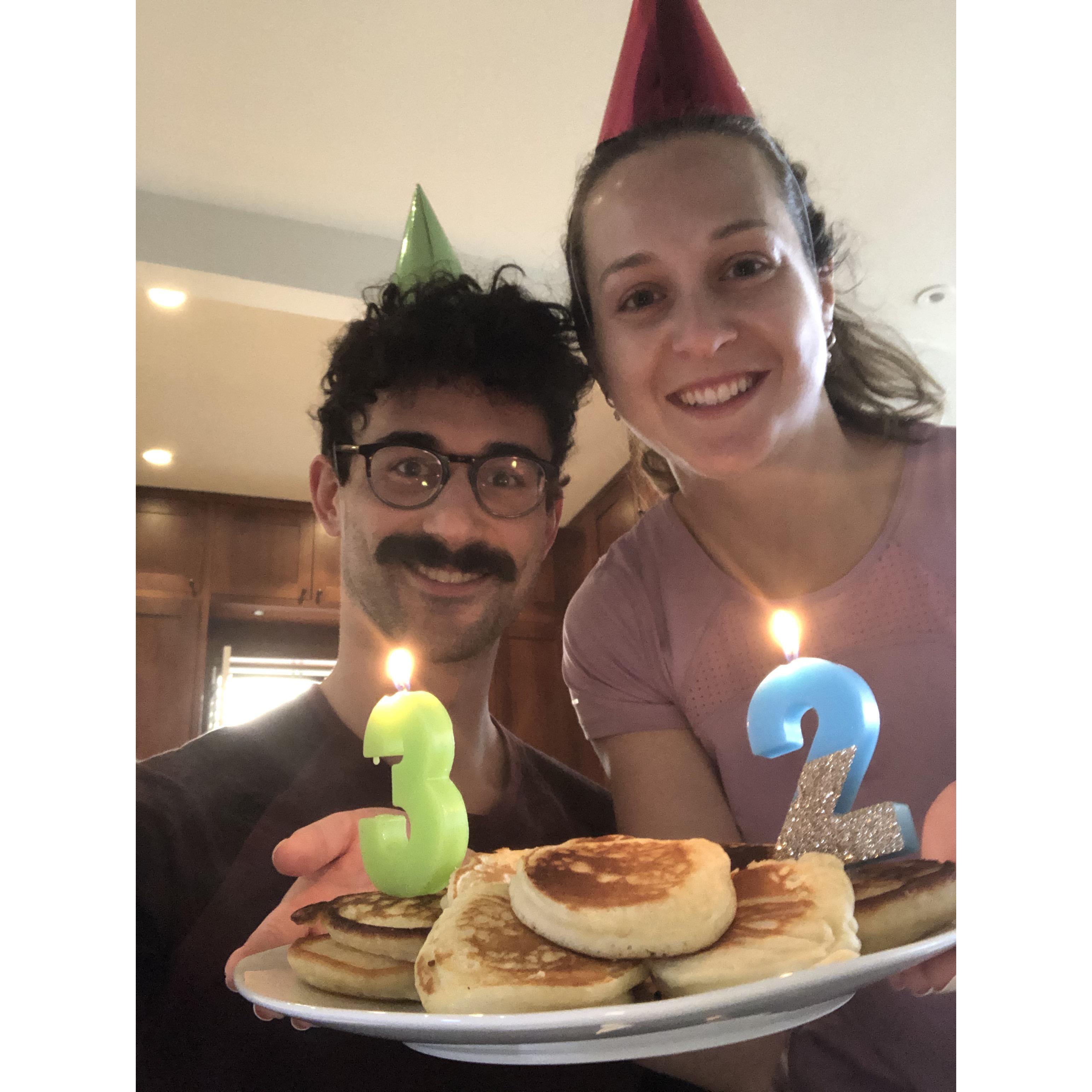 Celebrating Marina's birthday as the world is in its 1st month of lockdown