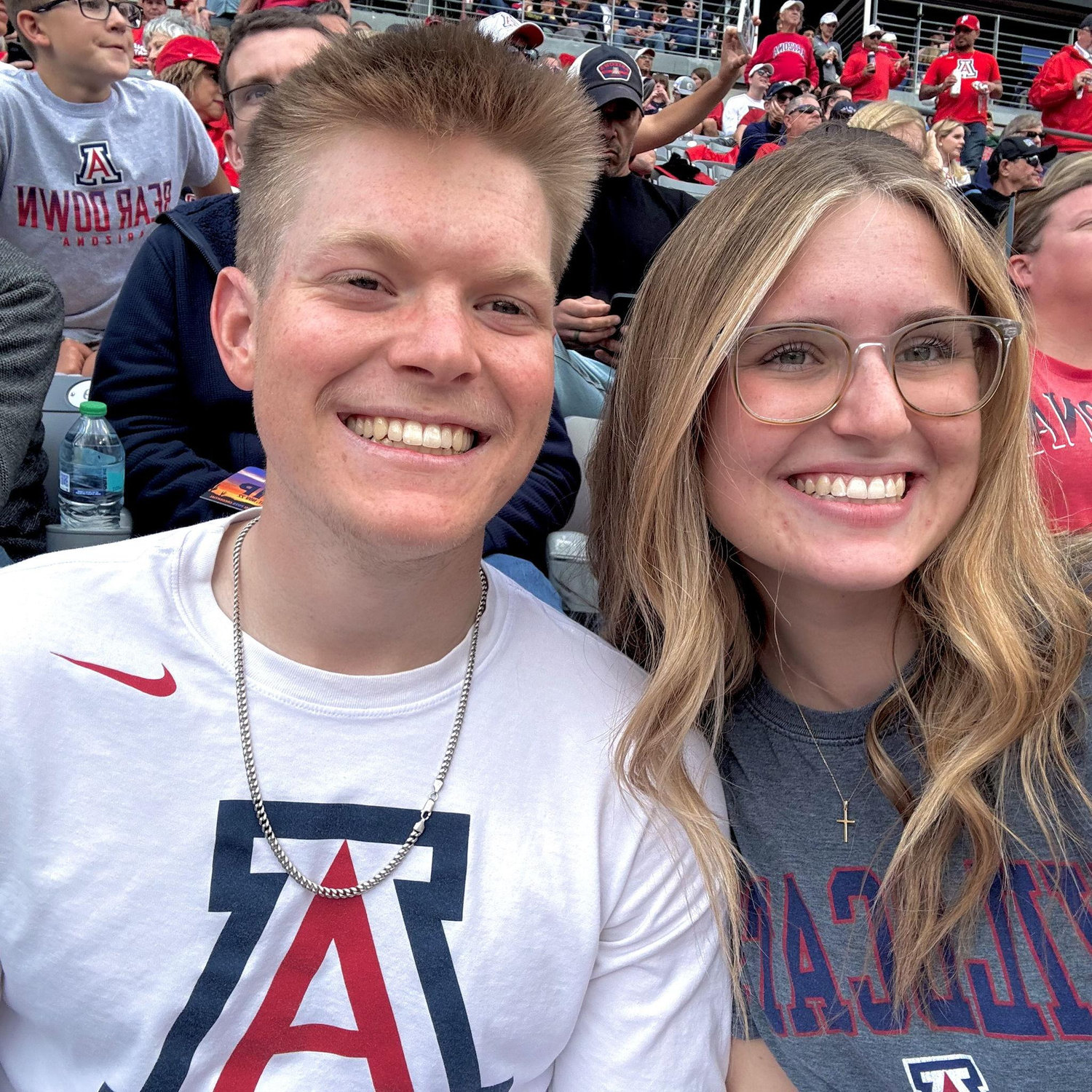 Cheering on our favorite team!