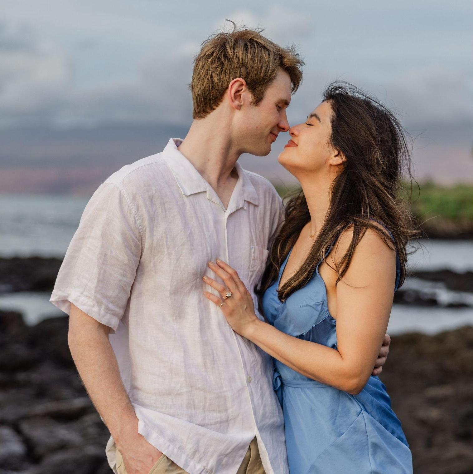 Engagement photos from the Big Island