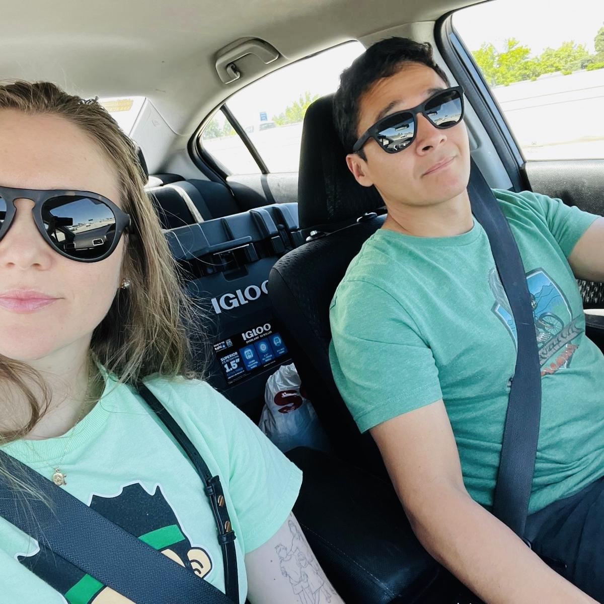 Cruising in the car from Salt Lake City to Cedar City, Utah!