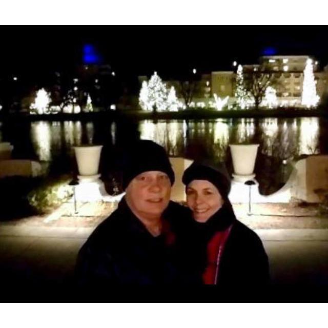 Christmas lights at the Broadmoor!