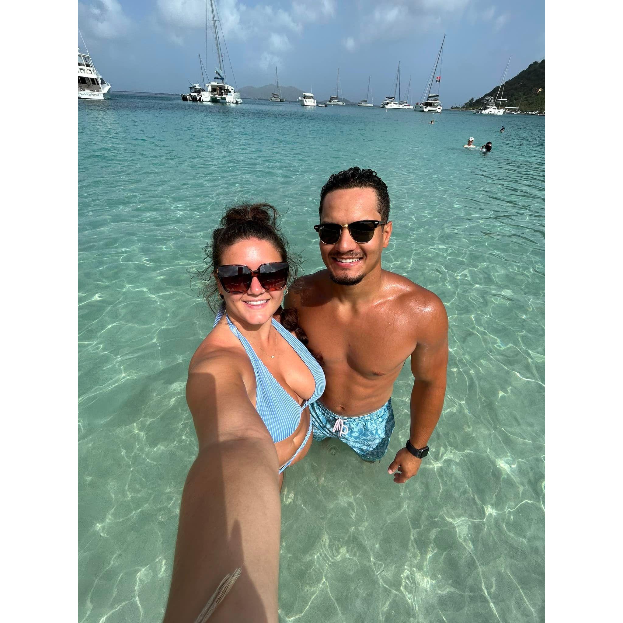 Where we are meant to be, under the sun & in the water.