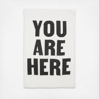 You Are Here Tea Towel