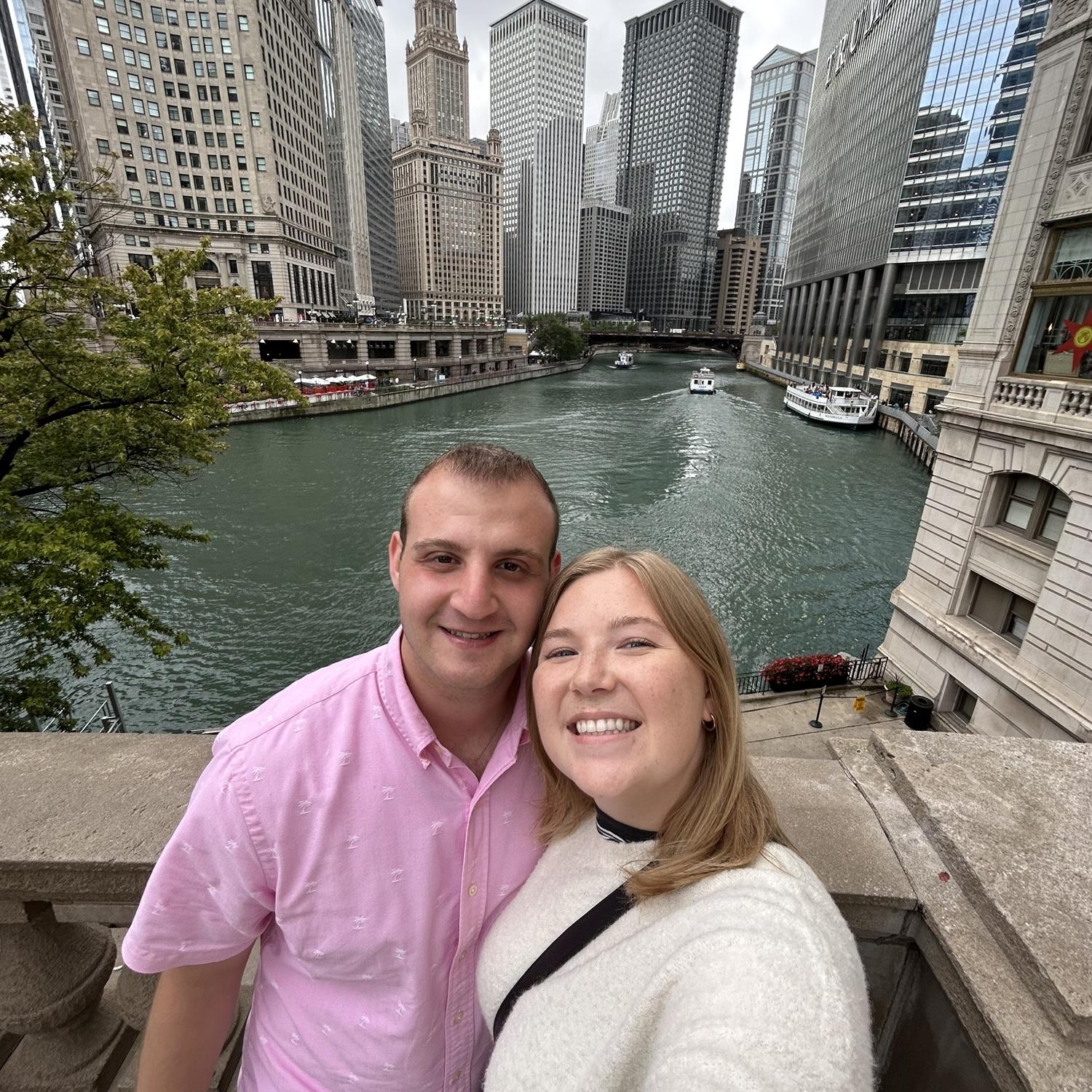Met up in Chicago for a weekend visit