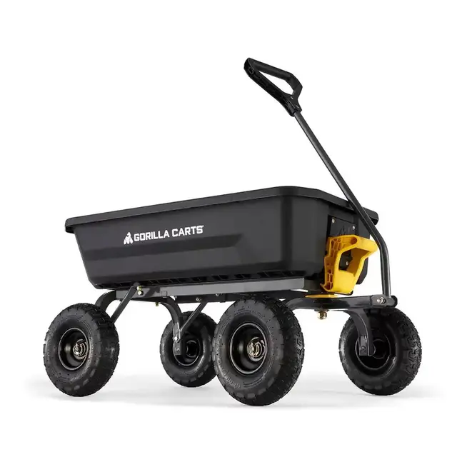 4 cu. ft. Poly Garden Dump Cart