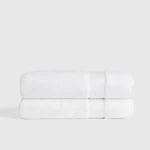 Turkish Ultra Plush Bath Sheet (Set of 2) in White