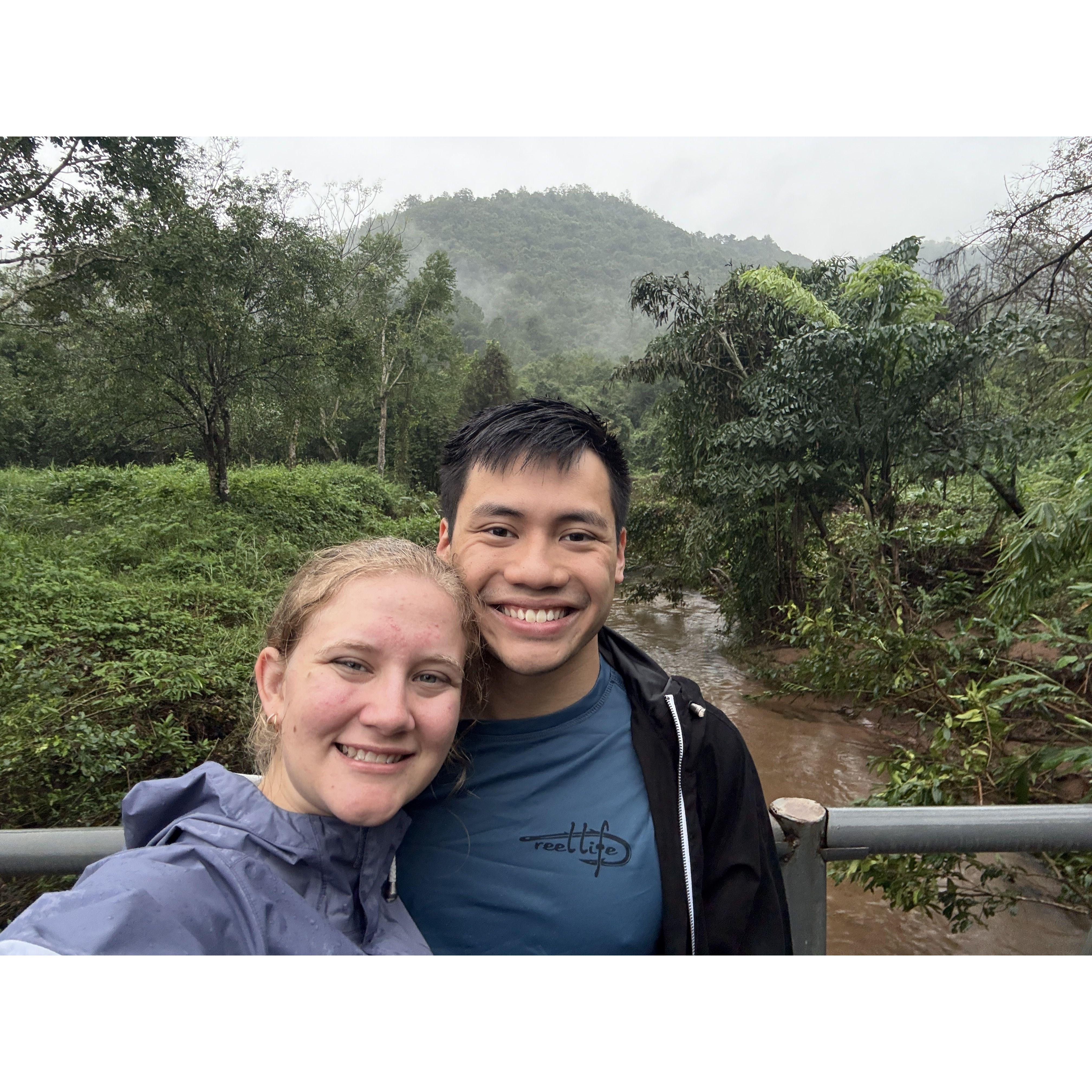 One of our favorite activities as a couple is traveling! This was taken during our big trip to Vietnam to meet Wesley's extended family.