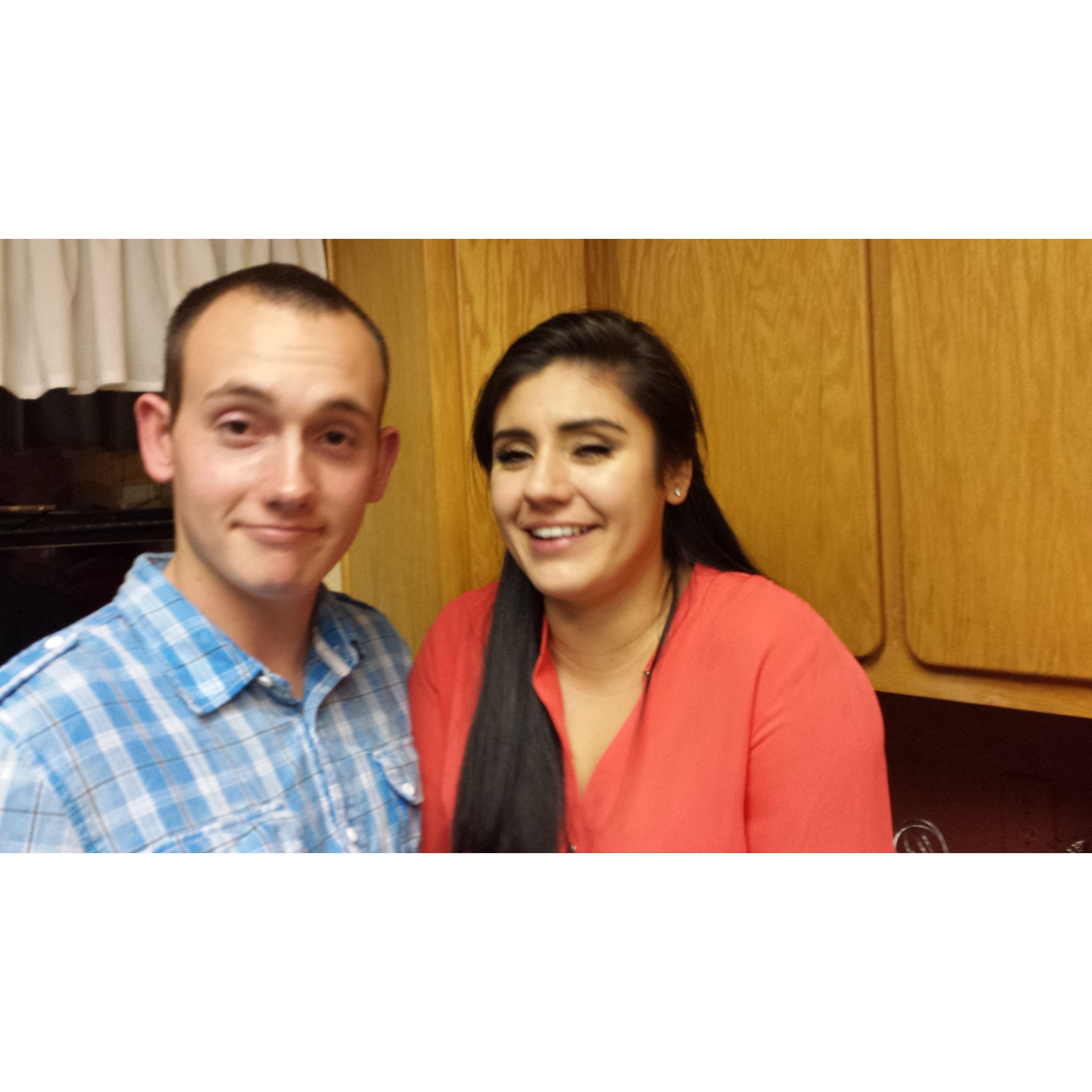 Robby and Sam around 18 or 19. Some alcoholic beverages may have been had.