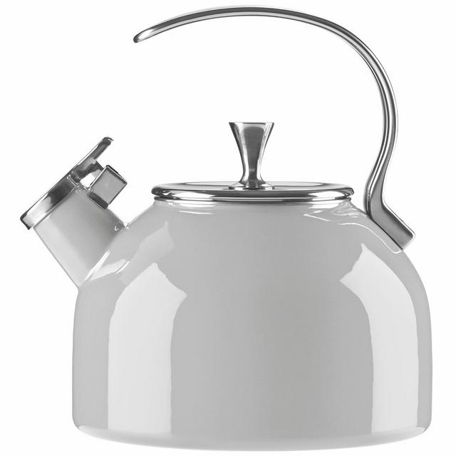 kate spade new york Nolita 2.5 Qt. Clover Stainless Steel Whistling Stovetop Kettle