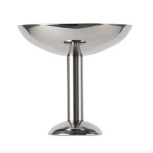 Louise Roe Silver Tall Metal Champagne Coupe set of 2
