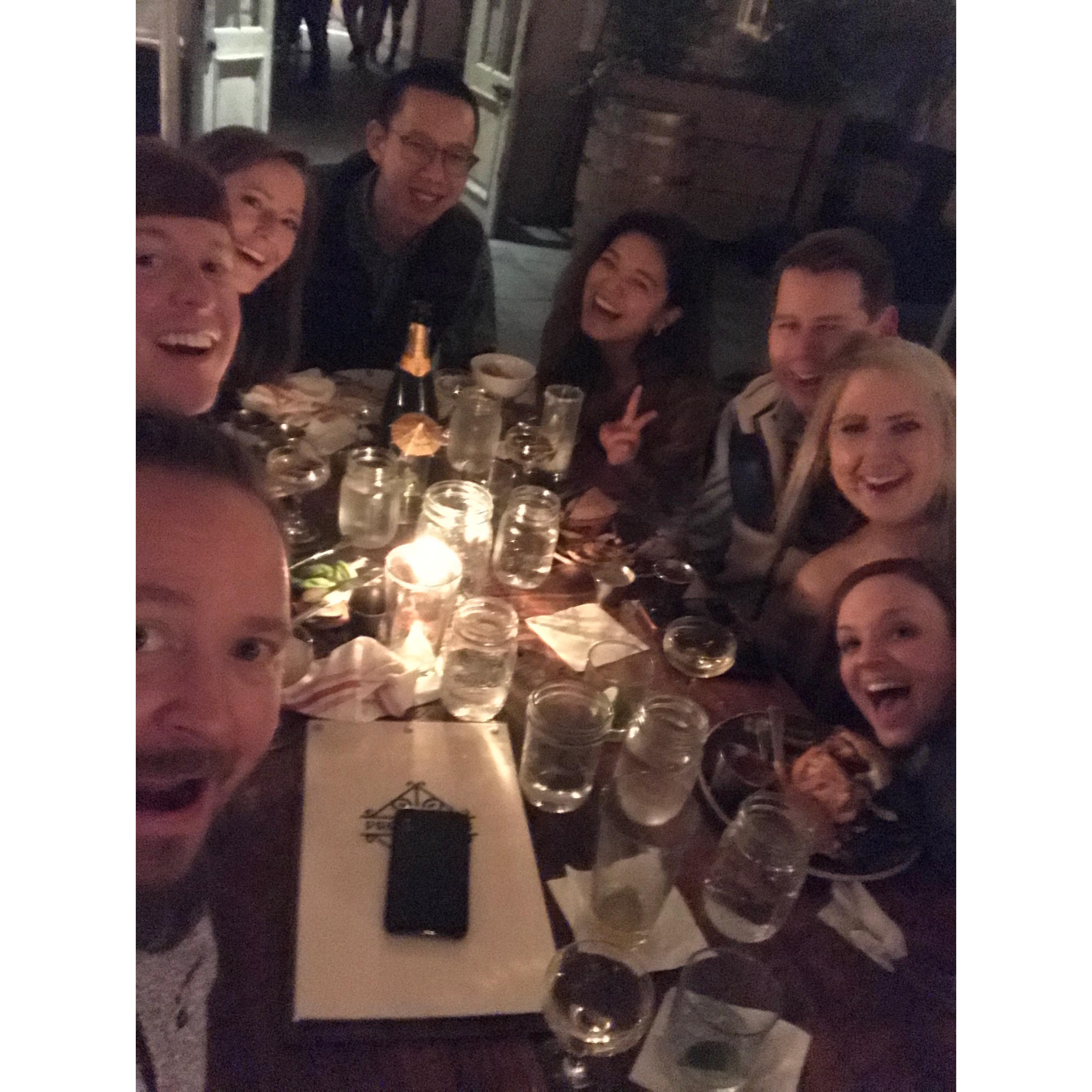 Celebrating our engagement!!