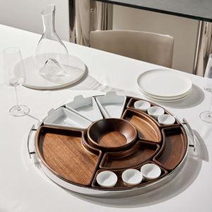 Christofle MOOD Asia Stainless Steel Tray