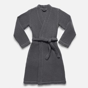 Dreamweave Waffle Robe - Slate, Medium
