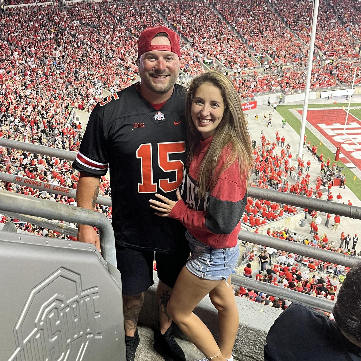 One football game later and suddenly we were "going steady."