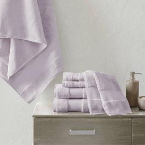 Turkish 100% Cotton Towel Set - Lavender, 6 Piece Towel Set
