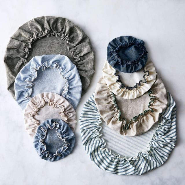 Linen & Cotton Bowl Covers (Set of 6)