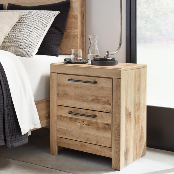Ashley Furniture, Hyanna 2-Drawer Night Stand | Zola