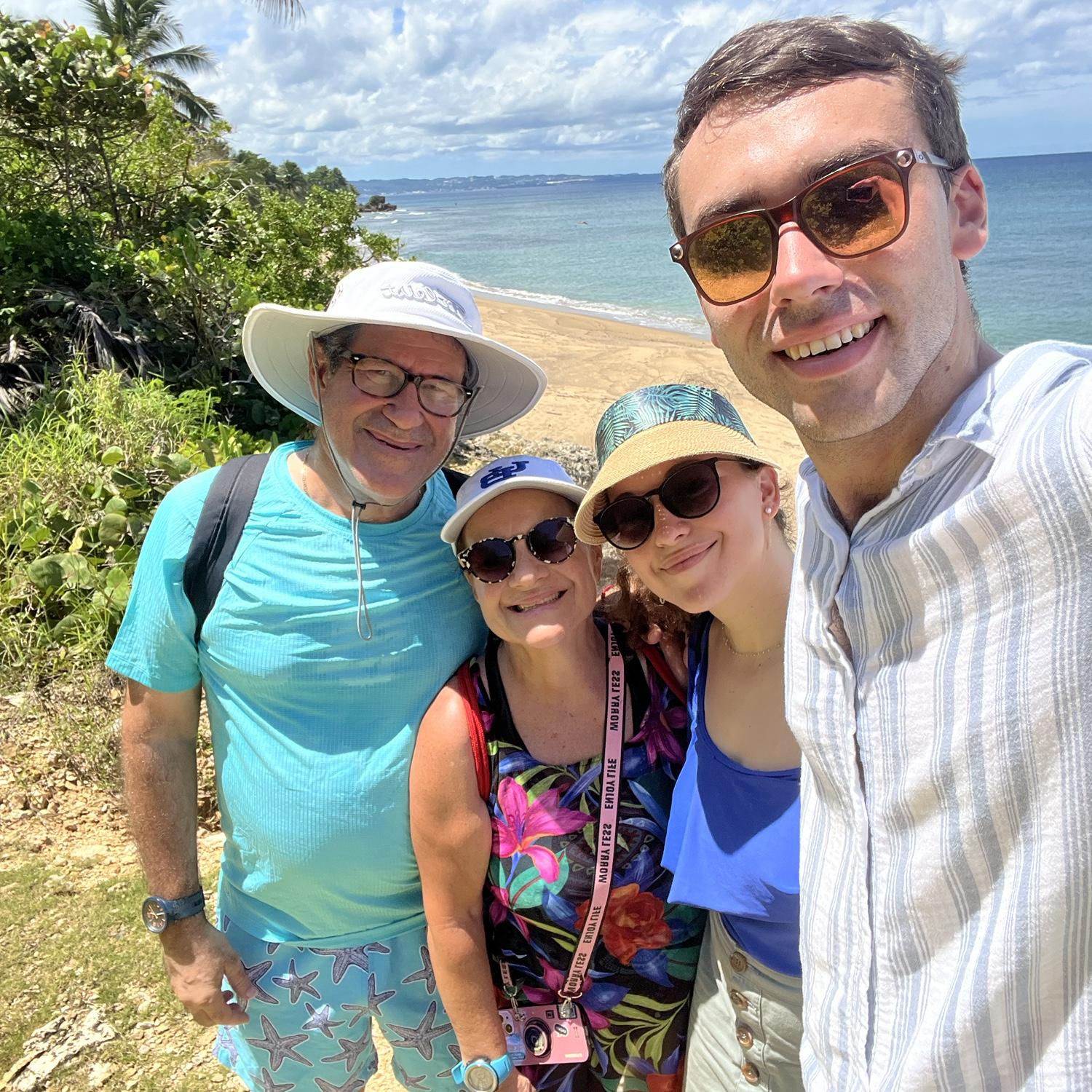 Spending time with Chantal’s family in Rincon, Puerto Rico!