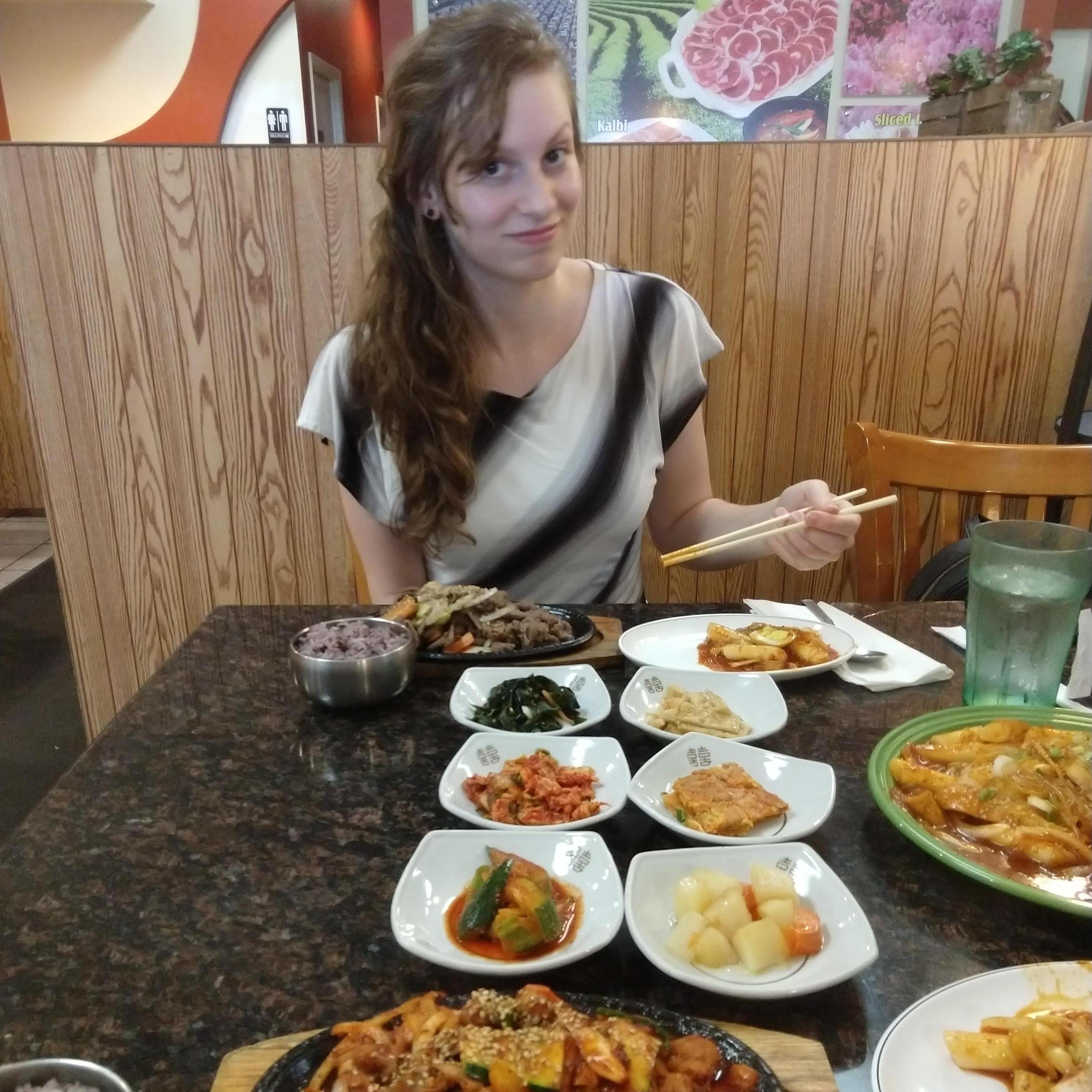 Korean food date! The owner of the place recognized us lol. (08/13/2019, Mundelein , IL)