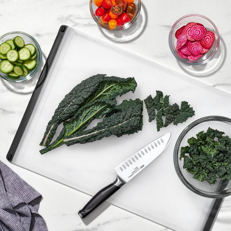 OXO Good Grips Large Salad Spinner Clear Bowl w/Colander & Lid 6.22 Qt.  10.5