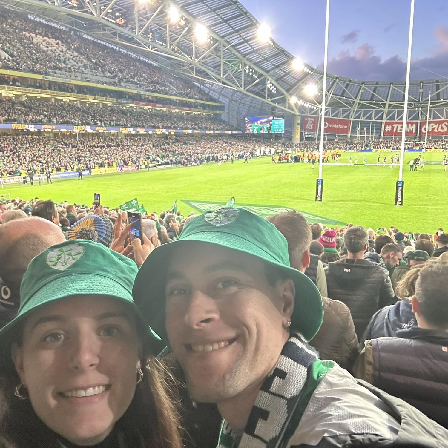 Jason’s first time in Ireland with the Ryan’s