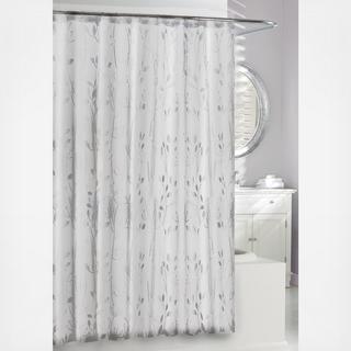 3D Embossed Vine Eco Shower Curtain
