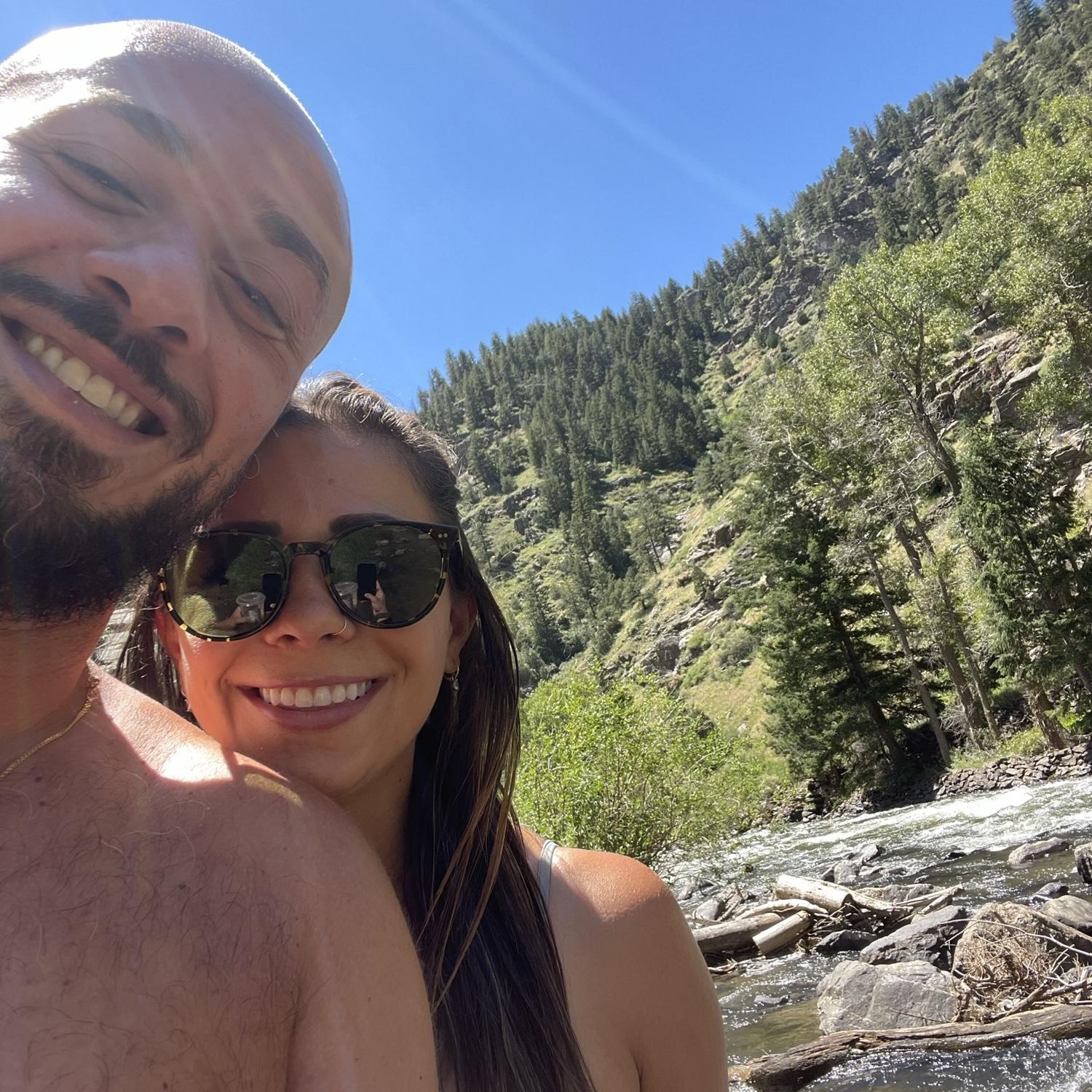 Our favorite secret little spot to hang with the dogs by the river