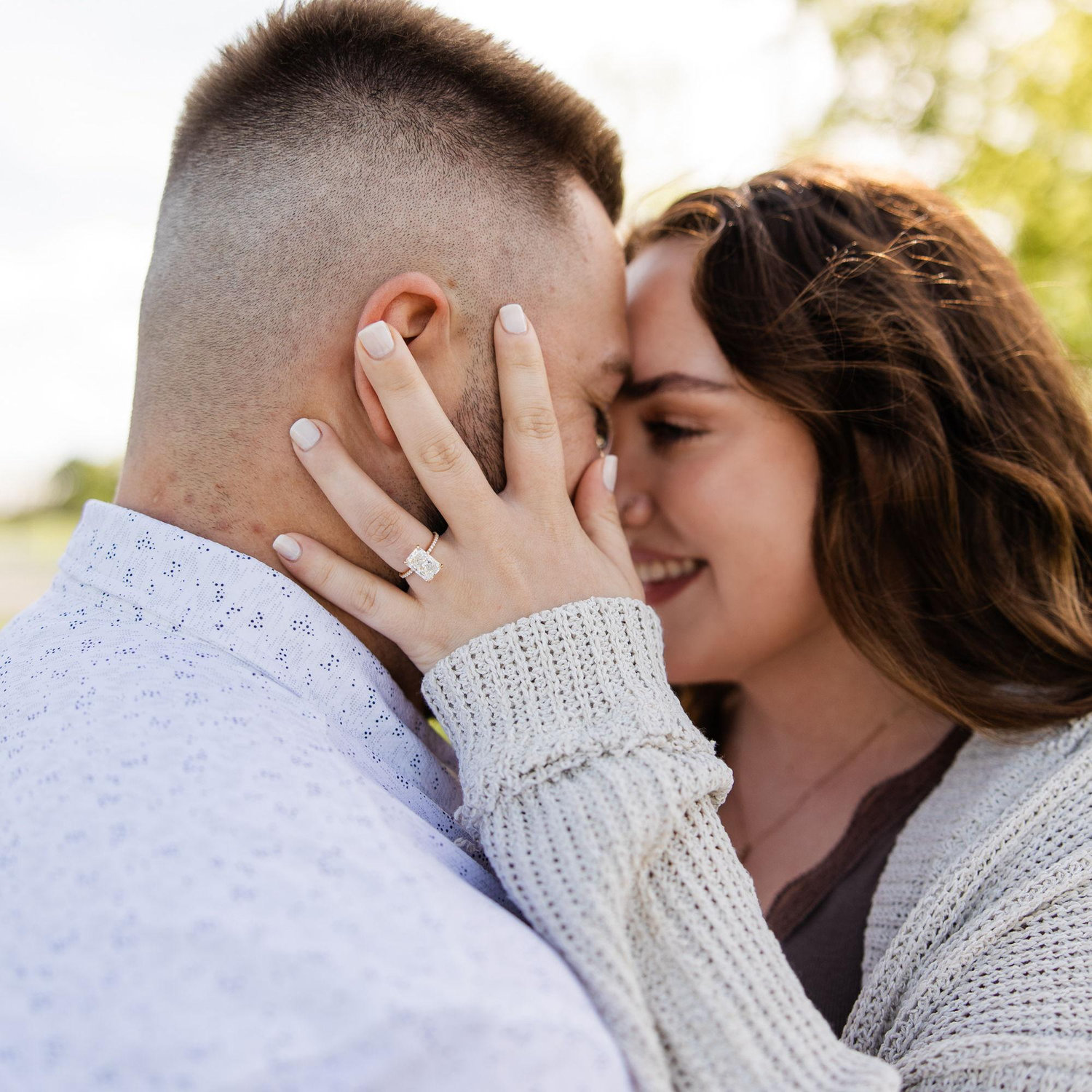 The day Nicholas proposed in Franklin, TN