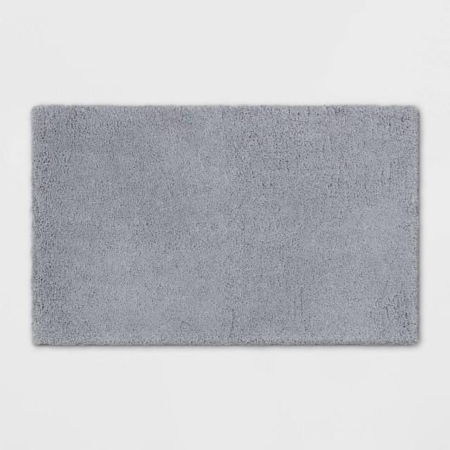 21"x34" Bath Rug Light Gray - Threshold Signature™