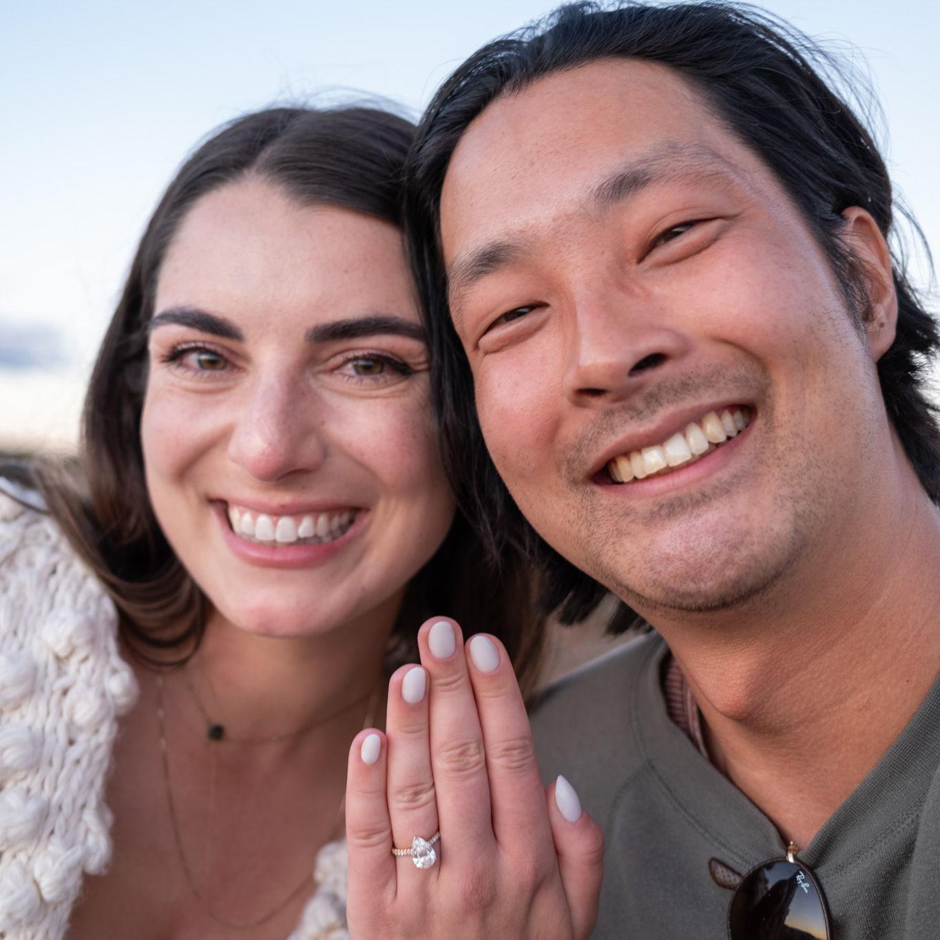 Moments after Bryce proposed to Sarah in Canyonlands National Park on her 29th birthday, 9/29/2025!
