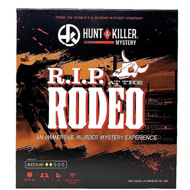 Hunt A Killer R.I.P at The Rodeo - Solve a Murder of a Rodeo Clown - Crime Solving Games for True Crime Fans - Murder Mystery Game for Adults - Solve Crimes at Game Night or Date Night