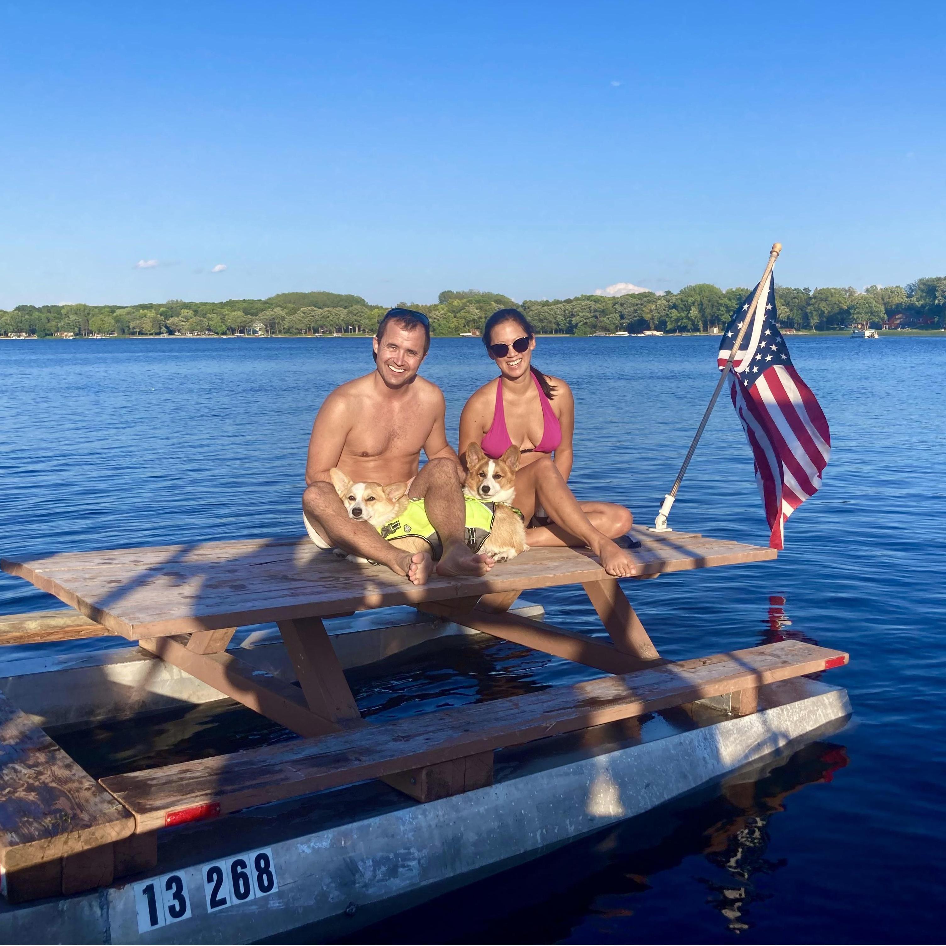 Floating on Sugar Lake