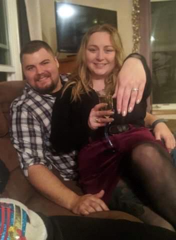 Moments after saying yes