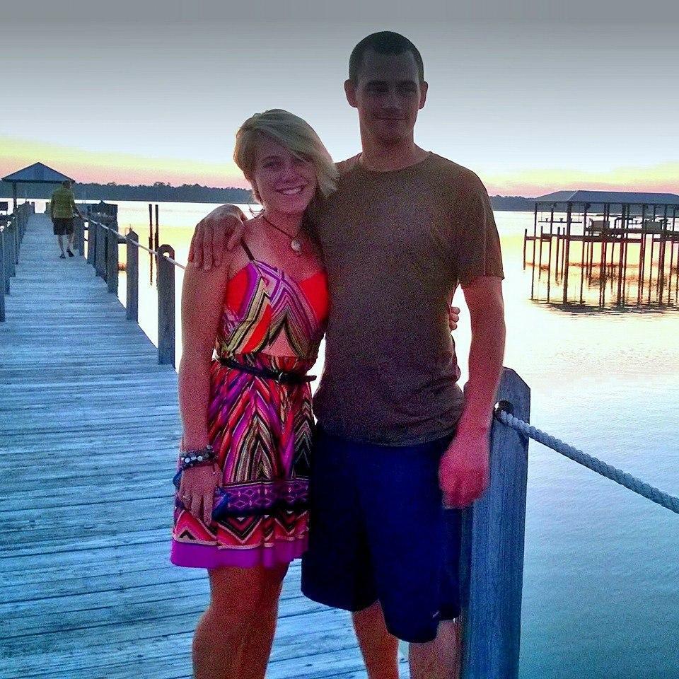 You can barely see Dane, but here we are at Marne's parent's beautiful dock on the Intercostal Waterway during Dane's last long distance visit to her while in college in St. Augustine, FL!