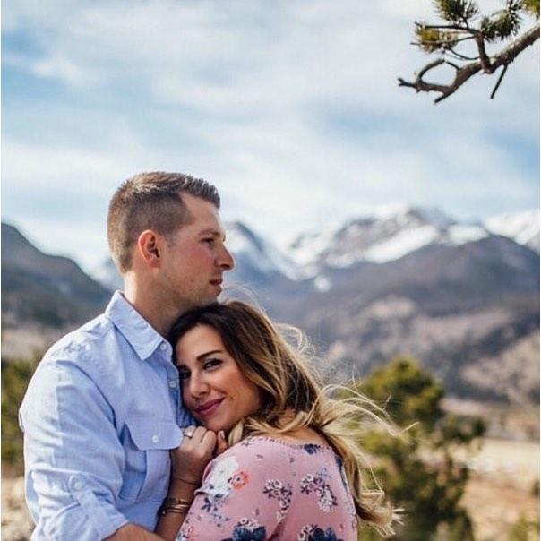 Engagement photos in Estes Park in Rocky Mountain National Park. We had the best photographer and we cannot wait to see her work at the wedding.