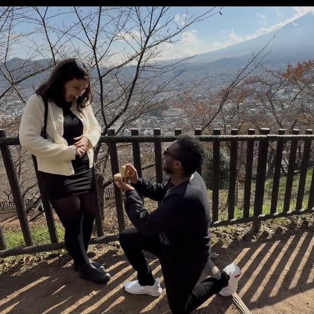 She said yes!