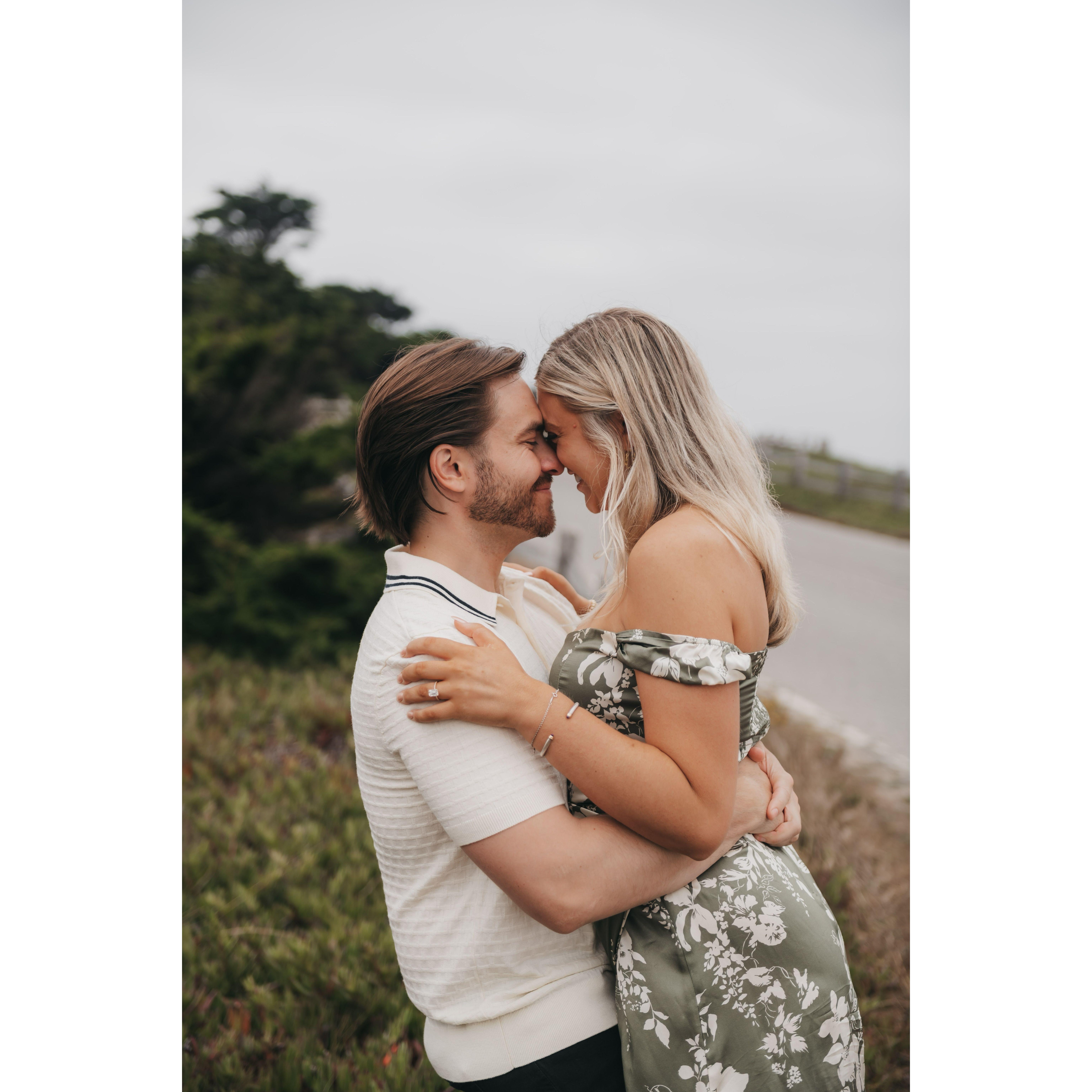 Our engagement on 9.25.2023 on 17 Mile Drive at Pebble Beach.