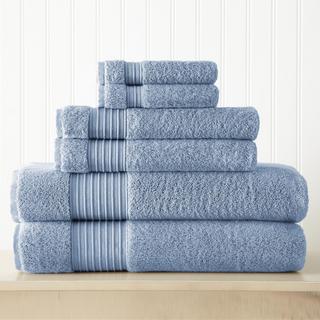 6-Piece Turkish Cotton Towel Set