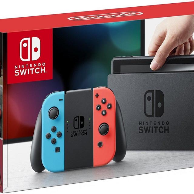 Nintendo Switch - Neon Blue and Red Joy-Con