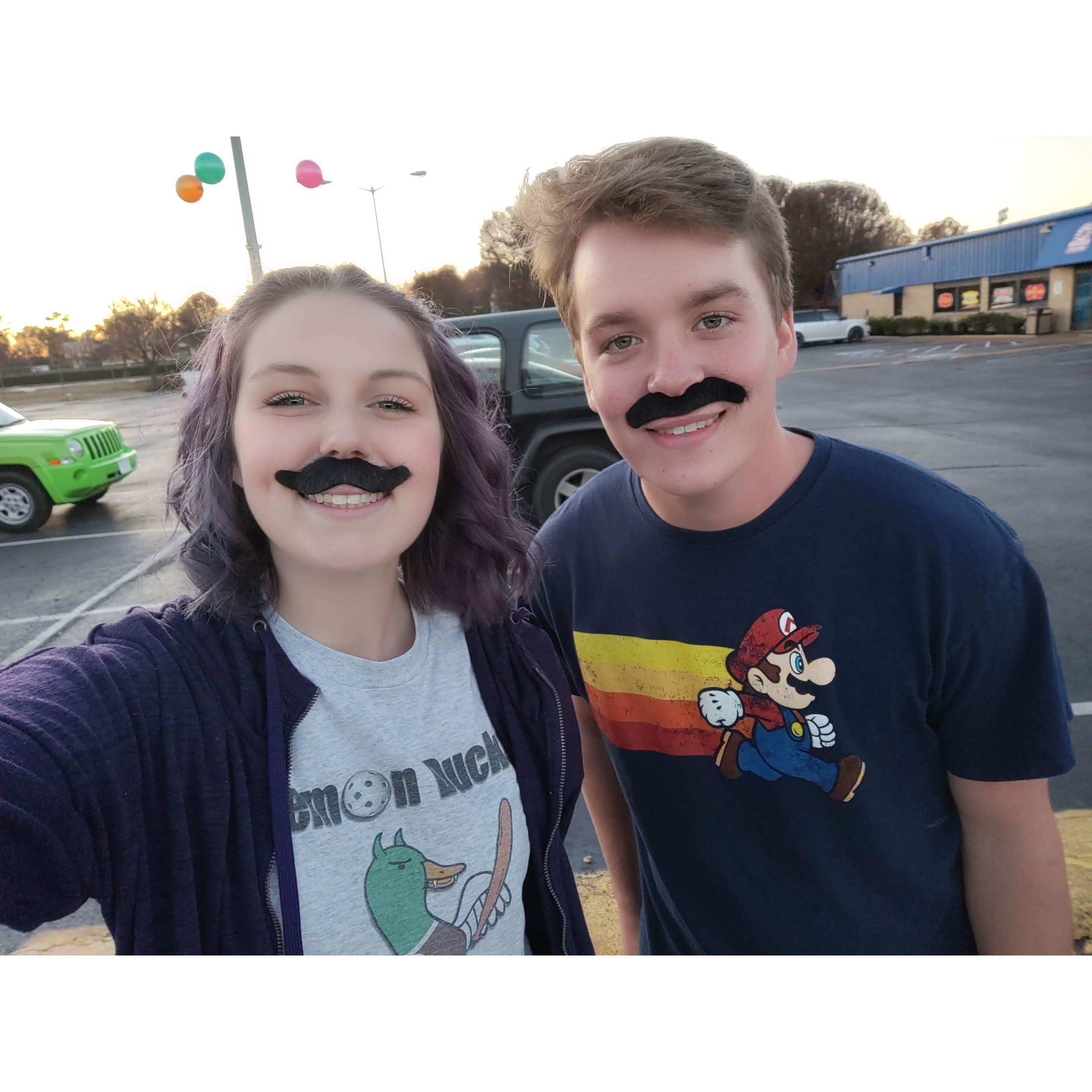Our first date in 2019 at Go USA Fun Park in Murfreesboro. We were just kids back then.