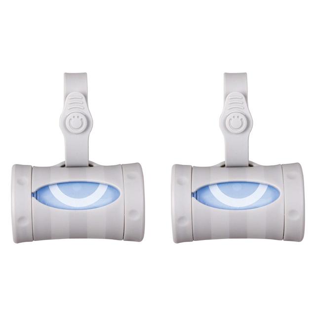 Ubbi On The Go Gray Bag Dispenser Baby Gifts, Lavender Scented, Set of 2