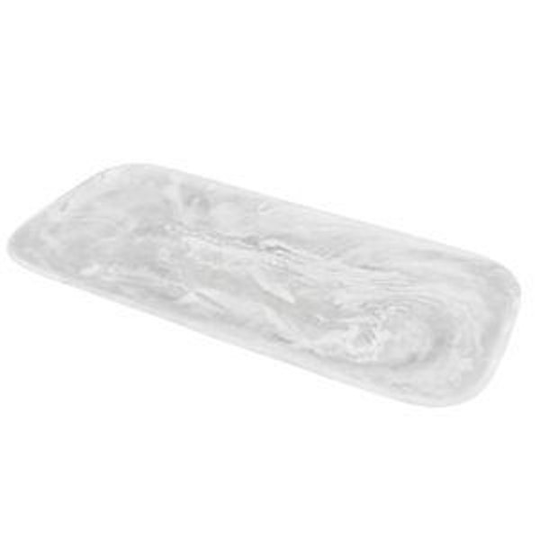 Swirl Classic Resin Rectangle Platter