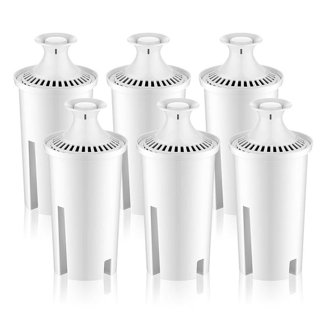Tikstoy Water Fiter Replacement Fit for Brita Water Filter & Pitchers, 3 PCS Water Pitcher Filter Compatible with Brita Classic, Mavea, Ob03, 107007 35557, Reduce Chlorine and Heavy Metals
