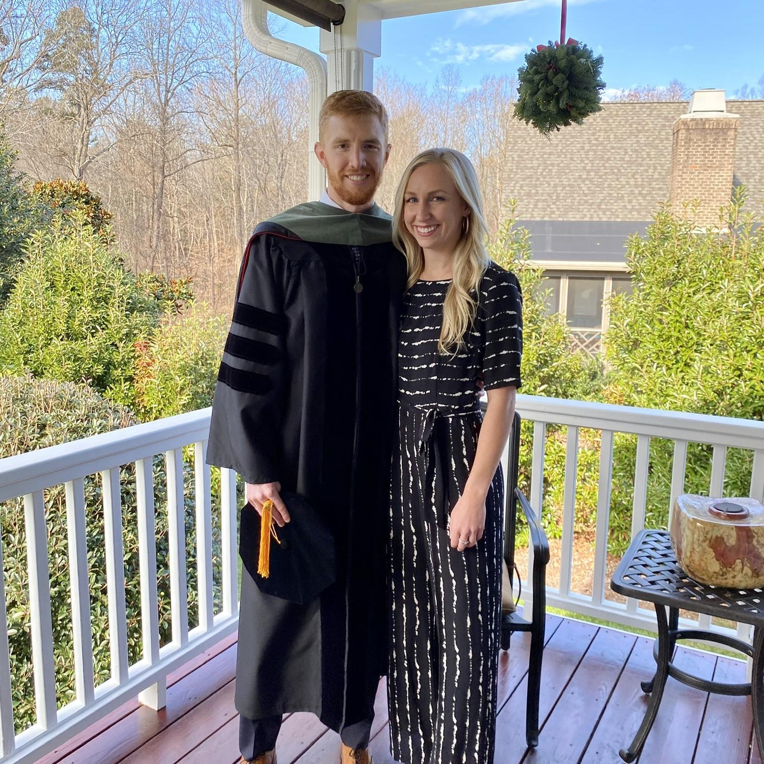 December 2020: Davis becomes a doctor!