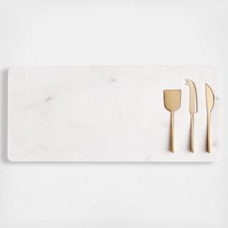 Octavia 4-Piece Cheese Board & Knife Set